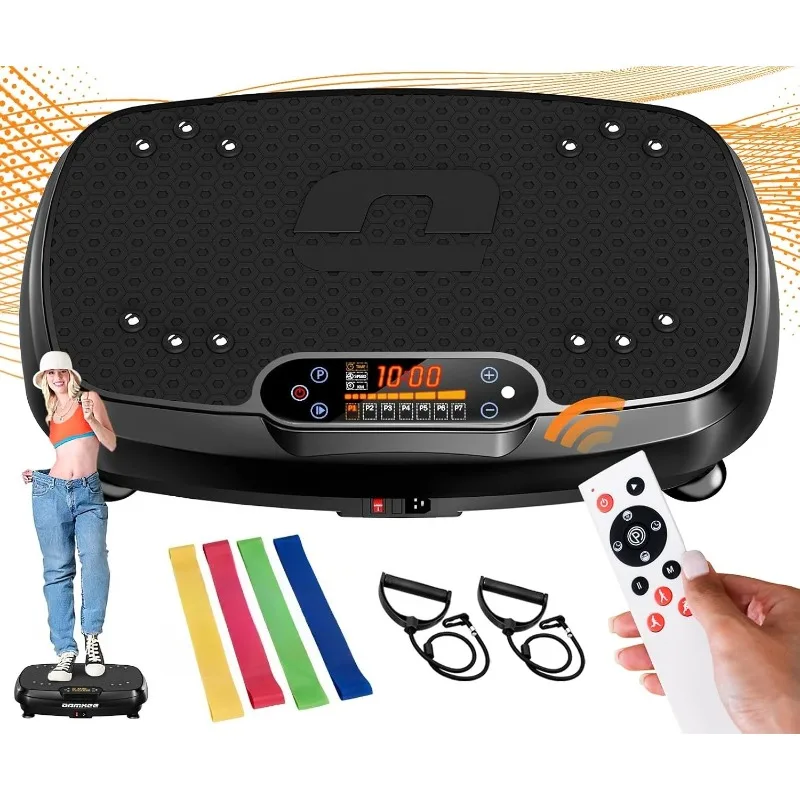Vibration Plate Exercise Machine, 2025 Newest Triple Motors Vibrating Equipment for Weight Loss and Lymphatic Drainage, Full Bod
Vibration Plate Exercise Machine, 2025 Newest Triple Motors Vibrating Equipment for Weight Loss and Lymphatic Drainage, Full Bod