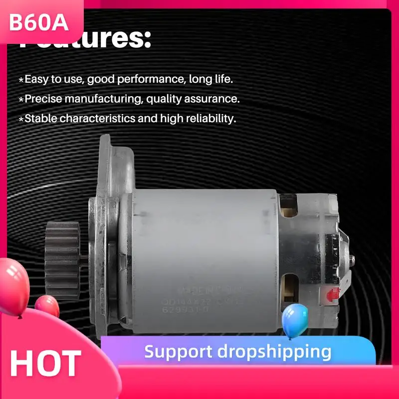 B60A Electric Drill Metal Gear Teeth Motor 629932-8 629931-0 Electric Drill Metal Gear Motor Tools Parts
B60A Electric Drill Metal Gear Teeth Motor 629932-8 629931-0 Electric Drill Metal Gear Motor Tools Parts