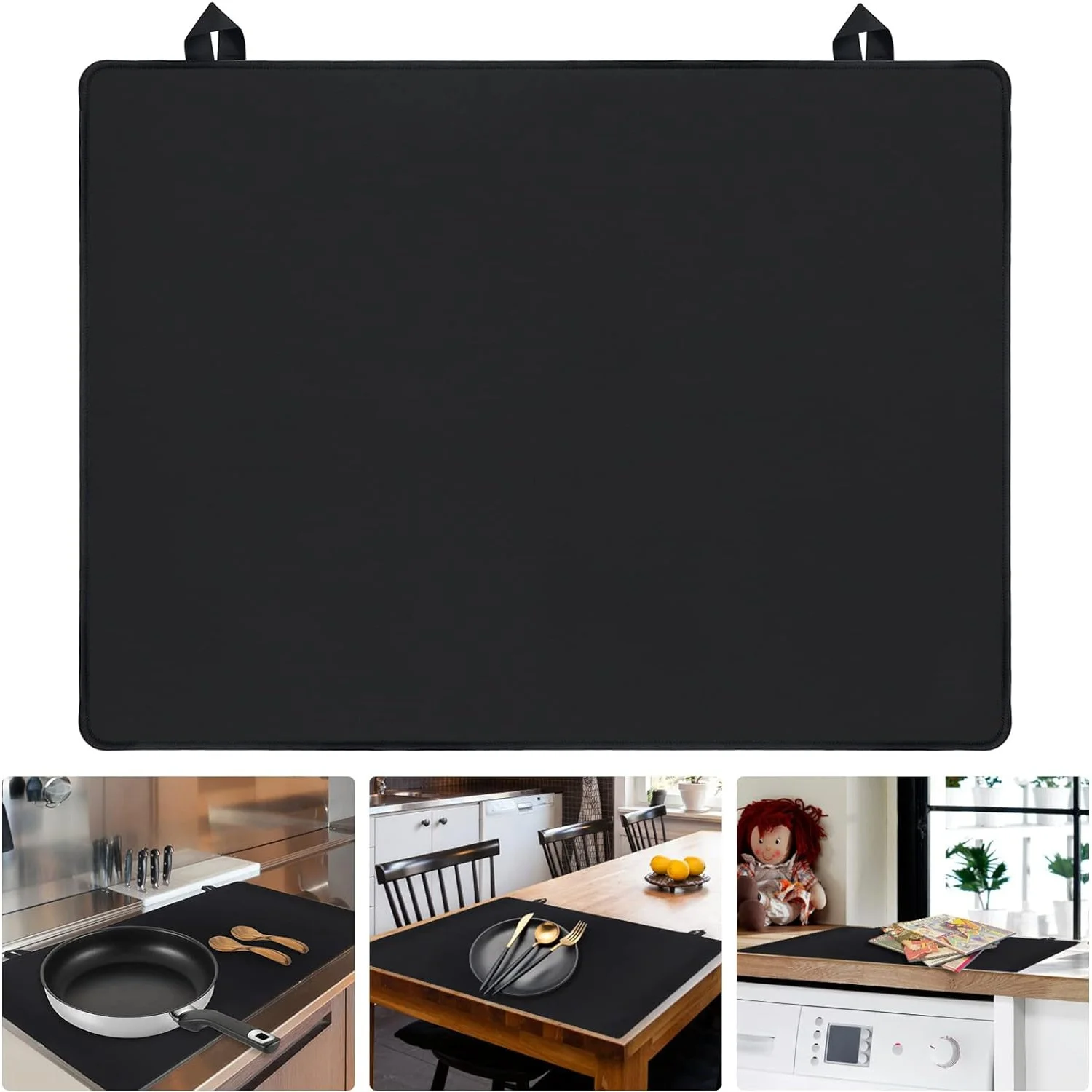 Glass Stove Top Cover Silicone - Black Ceramic Stove top Cover, Extra Large Glass Cooktop Cover, Flat RV Range Stovetop Protecto
Glass Stove Top Cover Silicone - Black Ceramic Stove top Cover, Extra Large Glass Cooktop Cover, Flat RV Range Stovetop Protecto