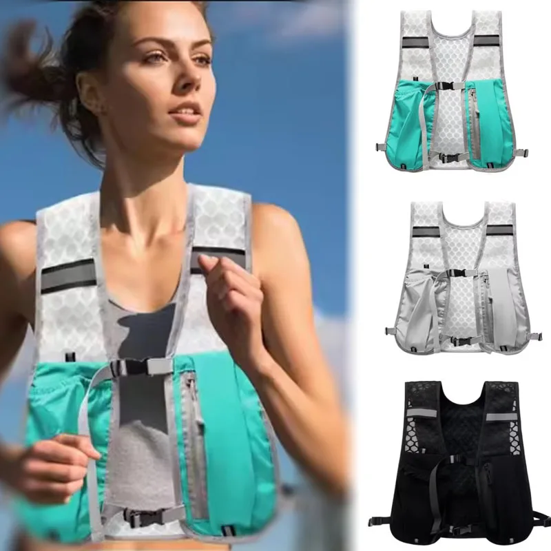 Reflective Hydration Water Chest Pack Running Vest Lightweight Running Water Bottle Storage Vest With Phone Holder Cycling Vest
Reflective Hydration Water Chest Pack Running Vest Lightweight Running Water Bottle Storage Vest With Phone Holder Cycling Vest