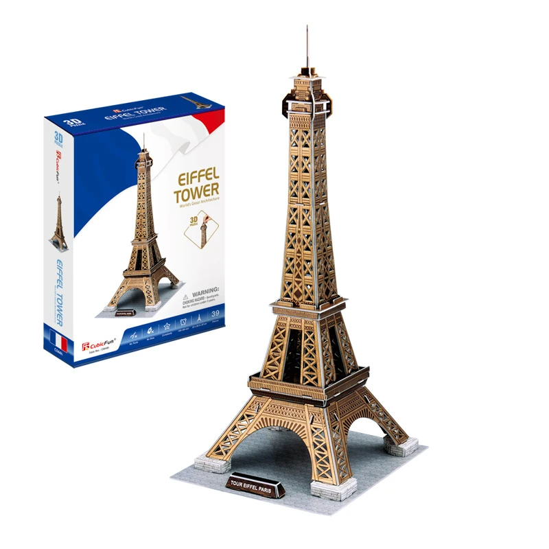 Cube Eiffel Tower Small Assembly Model Manual Stereo Puzzle Children's Puzzle Toy Gift P576
Cube Eiffel Tower Small Assembly Model Manual Stereo Puzzle Children's Puzzle Toy Gift P576