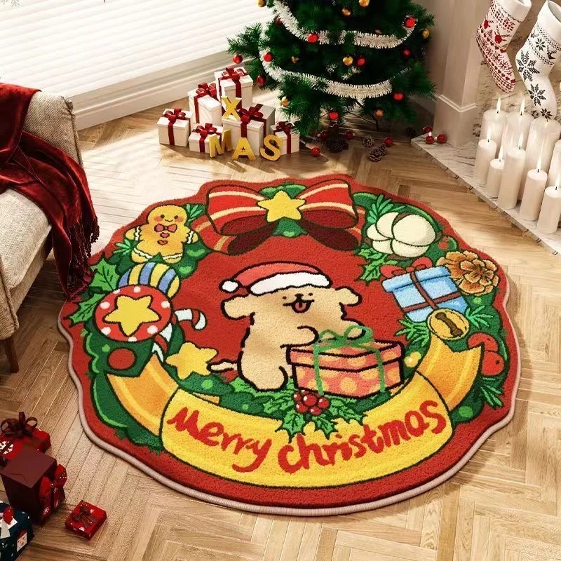 Cartoon Circular Imitation Cashmere Carpet for Home Decoration Bedroom Dirt Resistant Anti Slip Carpet Christmas Gift Carpet
Cartoon Circular Imitation Cashmere Carpet for Home Decoration Bedroom Dirt Resistant Anti Slip Carpet Christmas Gift Carpet