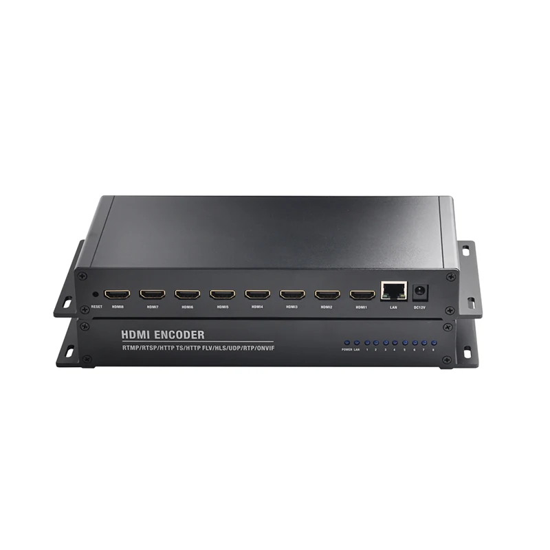 Mini 8 in 1 Live Video Streaming H264 H265 Encoder for Radio & TV Broadcasting Equipment
Mini 8 in 1 Live Video Streaming H264 H265 Encoder for Radio & TV Broadcasting Equipment