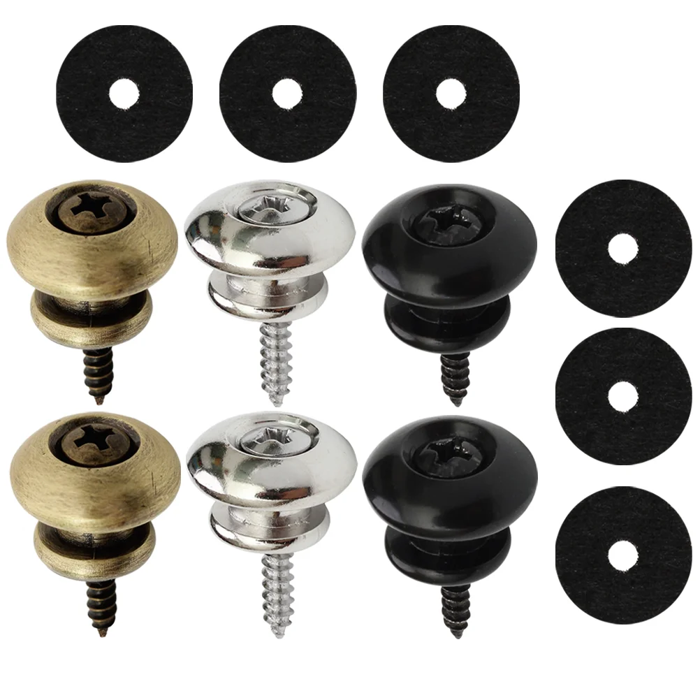 6 Pcs Key Guitar Strap Button Electric Acoustic Bass Straps Pegs Instrument Buckles Guitars
6 Pcs Key Guitar Strap Button Electric Acoustic Bass Straps Pegs Instrument Buckles Guitars