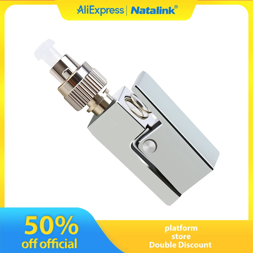 Natalink FC Bare Fiber Optic Adapter Square Fiber Connector for FTTH Red Light Pen Optical Power Meter OTDR FC Square Coupler
Natalink FC Bare Fiber Optic Adapter Square Fiber Connector for FTTH Red Light Pen Optical Power Meter OTDR FC Square Coupler