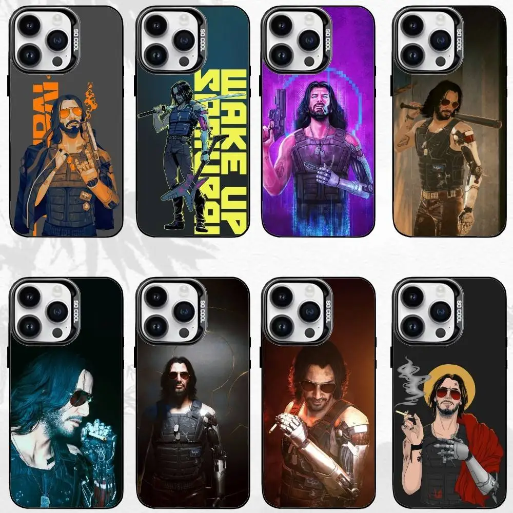 C-Cyberpunk J-Johnny Silverhand Phone Case For iPhone17,16,15,14,13,12,11 Plus,Pro Max Black Matte Shockproof Cover
C-Cyberpunk J-Johnny Silverhand Phone Case For iPhone17,16,15,14,13,12,11 Plus,Pro Max Black Matte Shockproof Cover