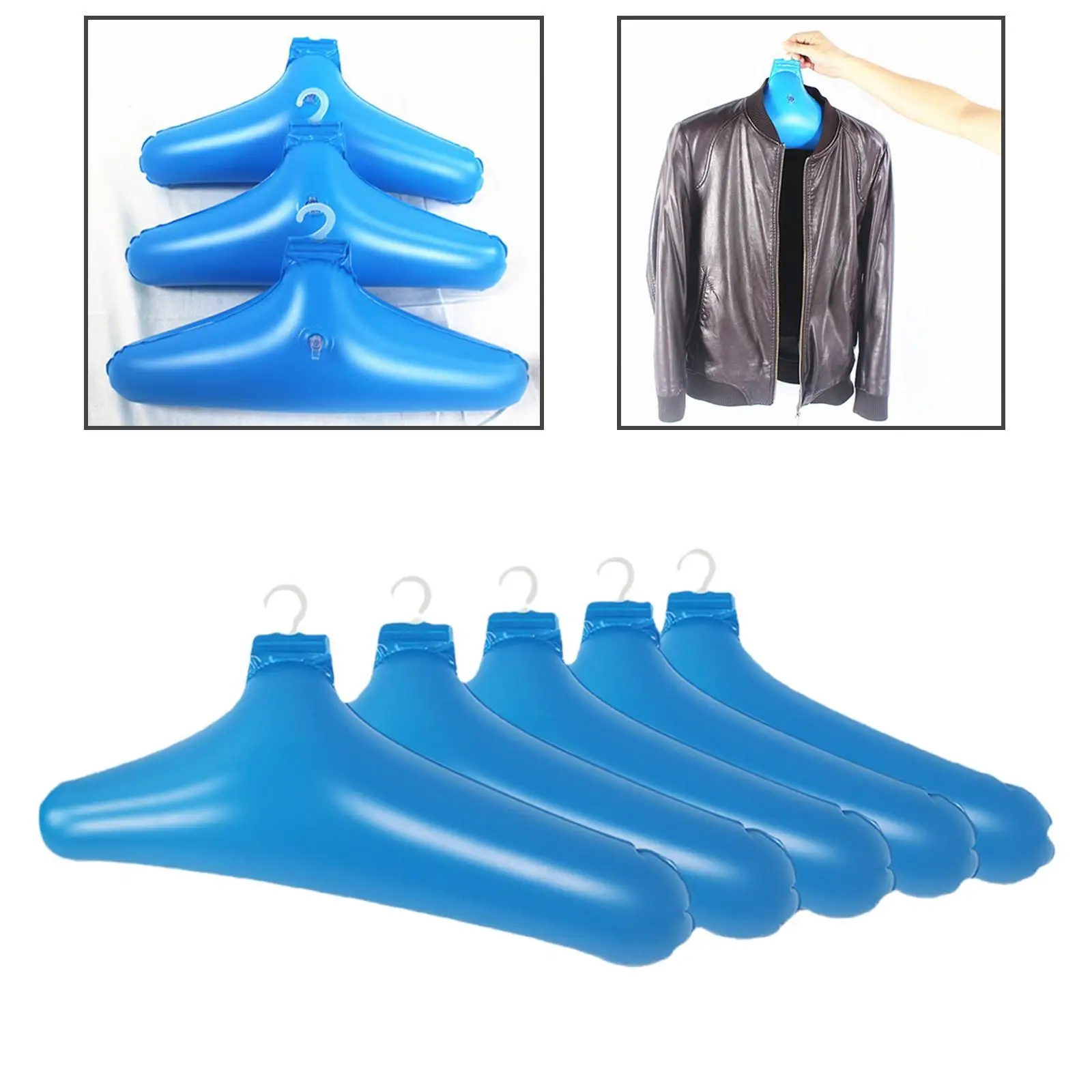 5Pcs Inflatable Clothes Hangers Multiuse Portable Premium Easy to Carry Space Saving Lightweight for Office Hotel Travel Home
5Pcs Inflatable Clothes Hangers Multiuse Portable Premium Easy to Carry Space Saving Lightweight for Office Hotel Travel Home