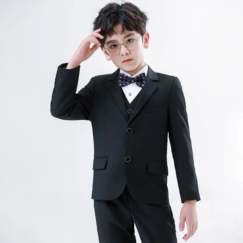 British Style Boys' Suit Sets for Junior Host Piano Performance Elegant Blazer Suit for Flower Boy Kids' Formal Attire
British Style Boys' Suit Sets for Junior Host Piano Performance Elegant Blazer Suit for Flower Boy Kids' Formal Attire