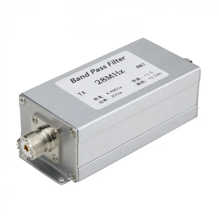 2026 BPF-28-200w Band Pass Filter Shortwave 28MHz BPF High Isolation Bandpass Filter Narrowband for Radio
2026 BPF-28-200w Band Pass Filter Shortwave 28MHz BPF High Isolation Bandpass Filter Narrowband for Radio