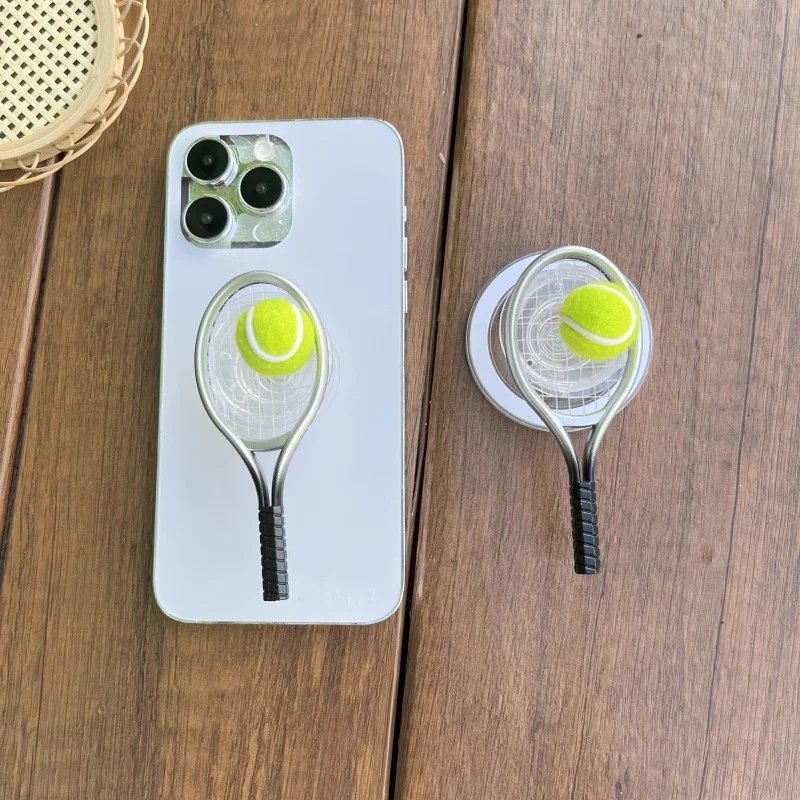 3D Tennis Racket Mobile Phone Magnetic Expanding Grip Stand Holder For Iphone 17 Pro max Xiaomi Stand Bracket Accessories Holder
3D Tennis Racket Mobile Phone Magnetic Expanding Grip Stand Holder For Iphone 17 Pro max Xiaomi Stand Bracket Accessories Holder