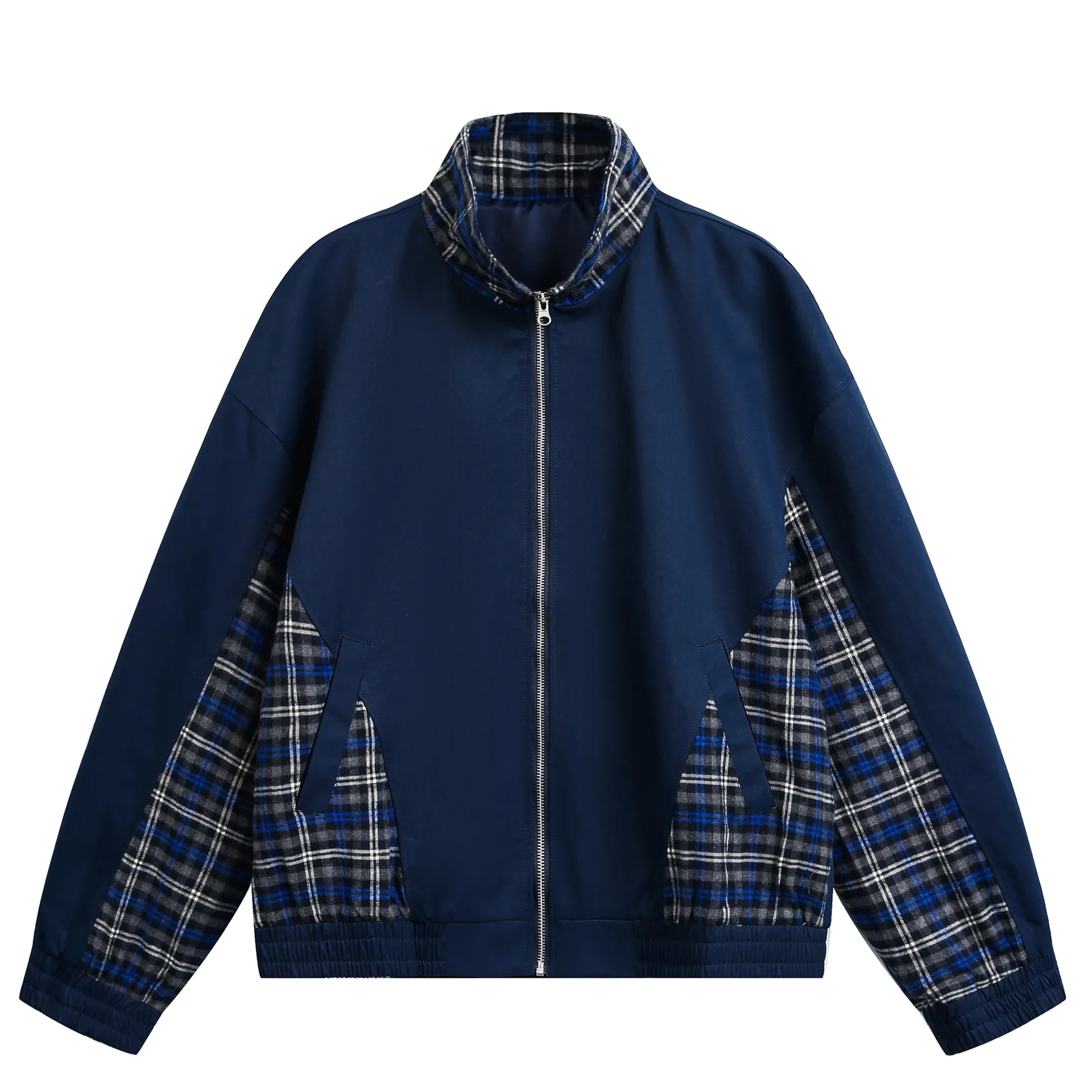 Spring 2026 American Vintage Plaid Patchwork Workwear Jacket Unisex Loose-Fit Casual Coat for Men
Spring 2026 American Vintage Plaid Patchwork Workwear Jacket Unisex Loose-Fit Casual Coat for Men
