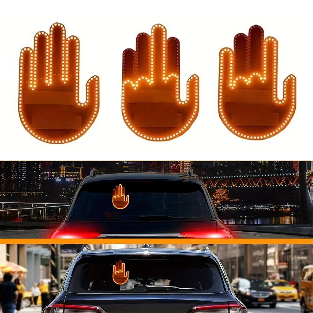 Car Finger Light with Remote Control Cool Funny Car Interior Light Finger Up LED Middle Finger Hand Lamp Car Accessories Lights
Car Finger Light with Remote Control Cool Funny Car Interior Light Finger Up LED Middle Finger Hand Lamp Car Accessories Lights