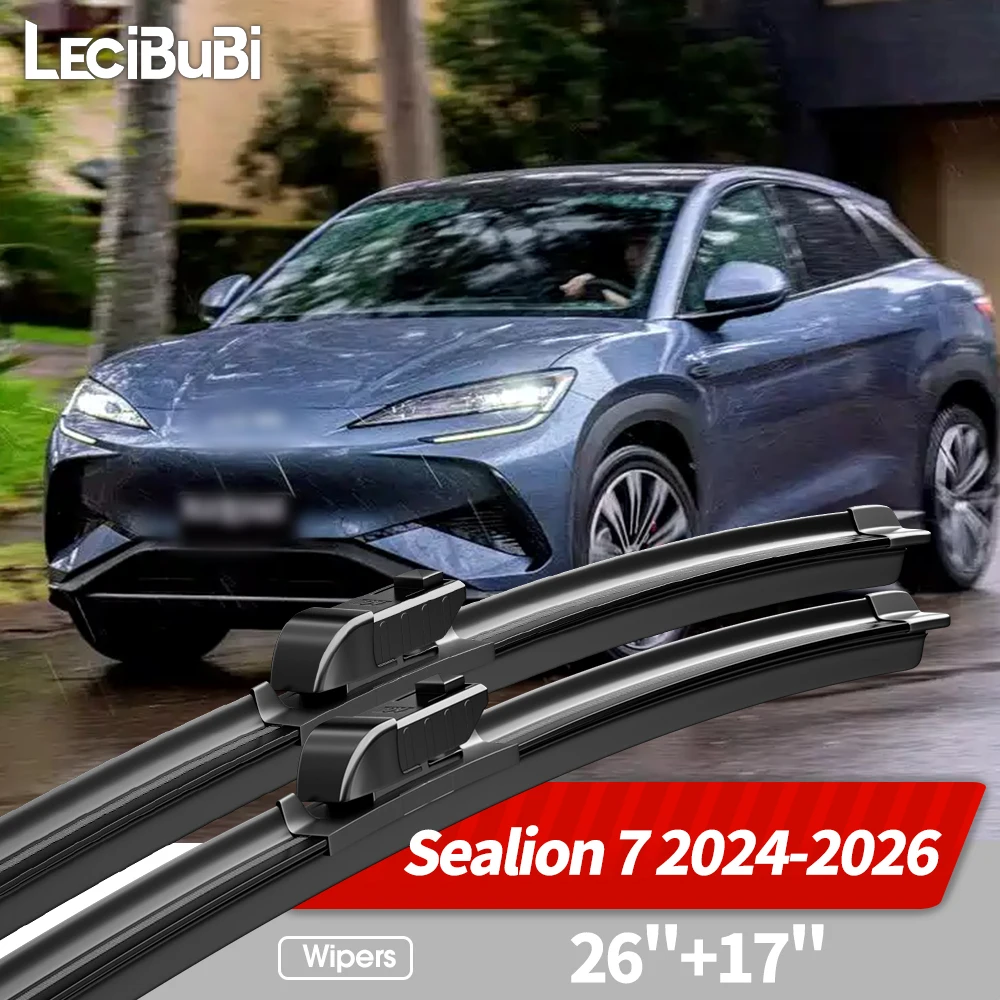 26"+17" For BYD Sealion 7 2024-2026 Front Windshield Wiper Blades Windscreen Window Accessories 2025
26"+17" For BYD Sealion 7 2024-2026 Front Windshield Wiper Blades Windscreen Window Accessories 2025