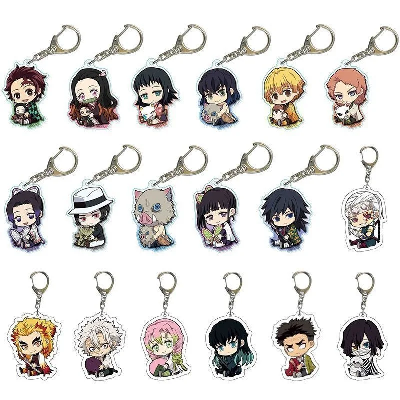 Anime Demon Slayer Keychain Tanjirou Nezuko KeyChain for Men Women Accessories Cute Bag Pendant Kanroji Mitsuri Acrylic Gifts
Anime Demon Slayer Keychain Tanjirou Nezuko KeyChain for Men Women Accessories Cute Bag Pendant Kanroji Mitsuri Acrylic Gifts