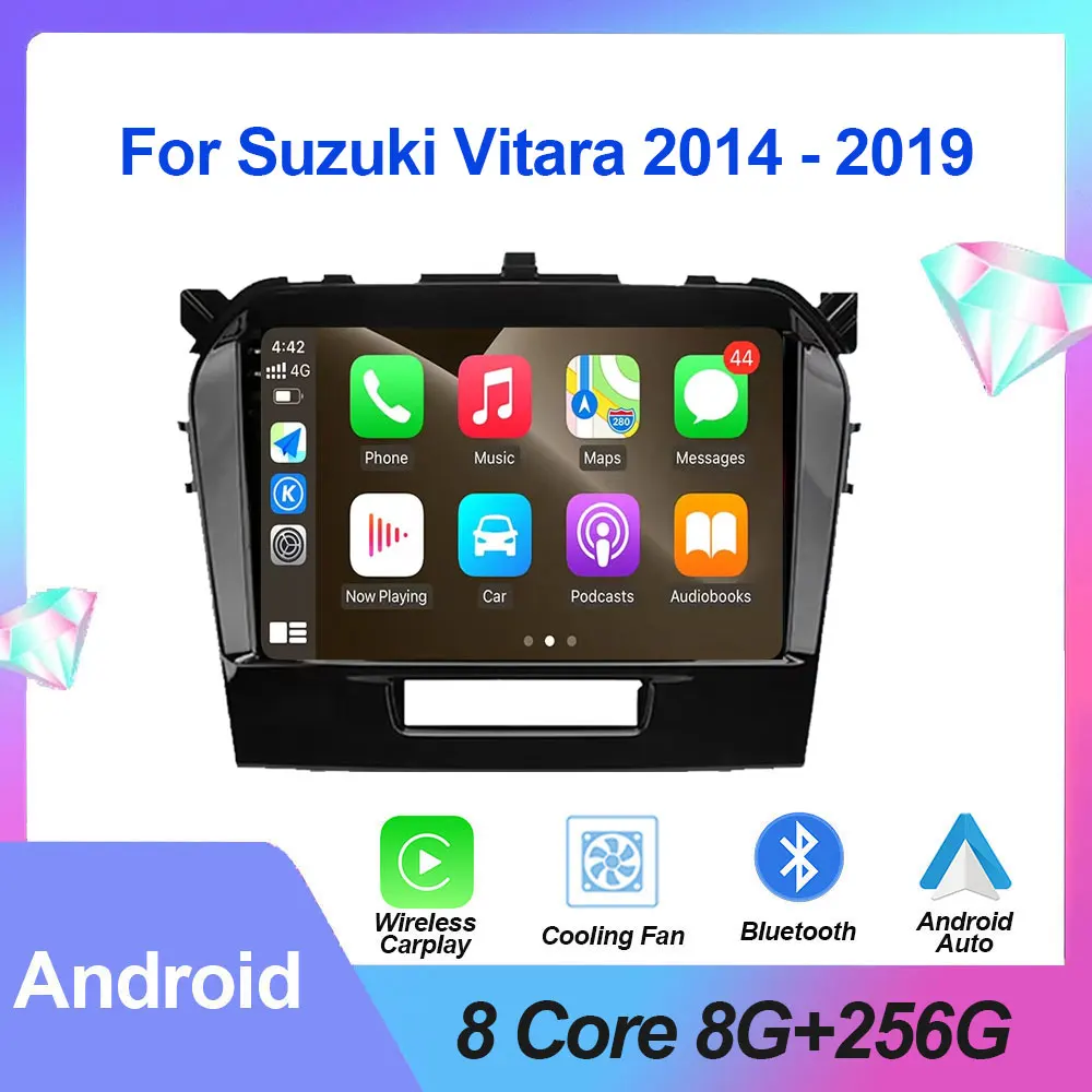 Автомобильный радиоприемник, мультимедийное видео, Android, авто для Suzuki Vitara 2014-2019, GPS-навигация, 5G WIFI, интеллектуальные инструменты системы
Автомобильный радиоприемник, мультимедийное видео, Android, авто для Suzuki Vitara 2014-2019, GPS-навигация, 5G WIFI, интеллектуальные инструменты системы