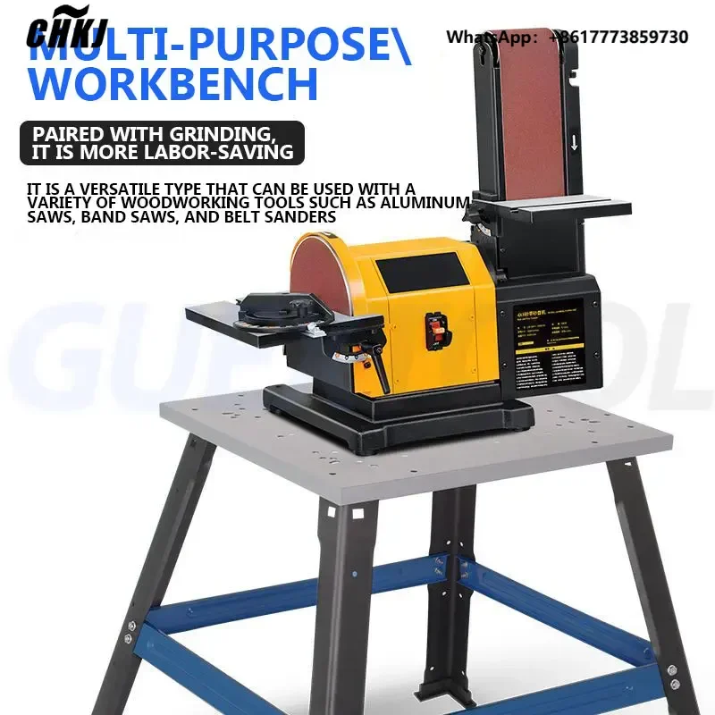 CHKJ Electric Belt Sander,Disc Sander,4X8 Inch Disc Bench Sanding,Adjustable Table Belt Sanding
CHKJ Electric Belt Sander,Disc Sander,4X8 Inch Disc Bench Sanding,Adjustable Table Belt Sanding