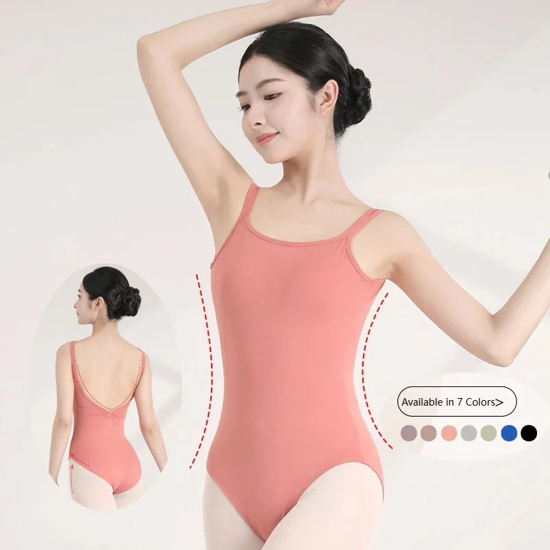 Women Ballet Dance Leotard Adult Double Strap Backless Gymnastics Bodysuit Solid Color Training Dance Costume Female Dancewear
Women Ballet Dance Leotard Adult Double Strap Backless Gymnastics Bodysuit Solid Color Training Dance Costume Female Dancewear
