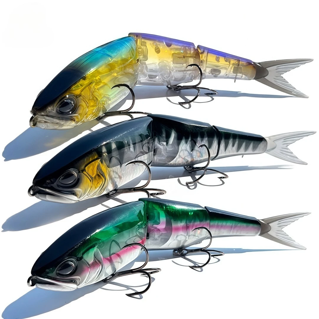 In Stock 50g Floating Multi Jointed Swimbait 3D Bionic Wobble Long Cast Hard Bait Bass Pike Trout Musky Fresh Saltwater Tackle
In Stock 50g Floating Multi Jointed Swimbait 3D Bionic Wobble Long Cast Hard Bait Bass Pike Trout Musky Fresh Saltwater Tackle