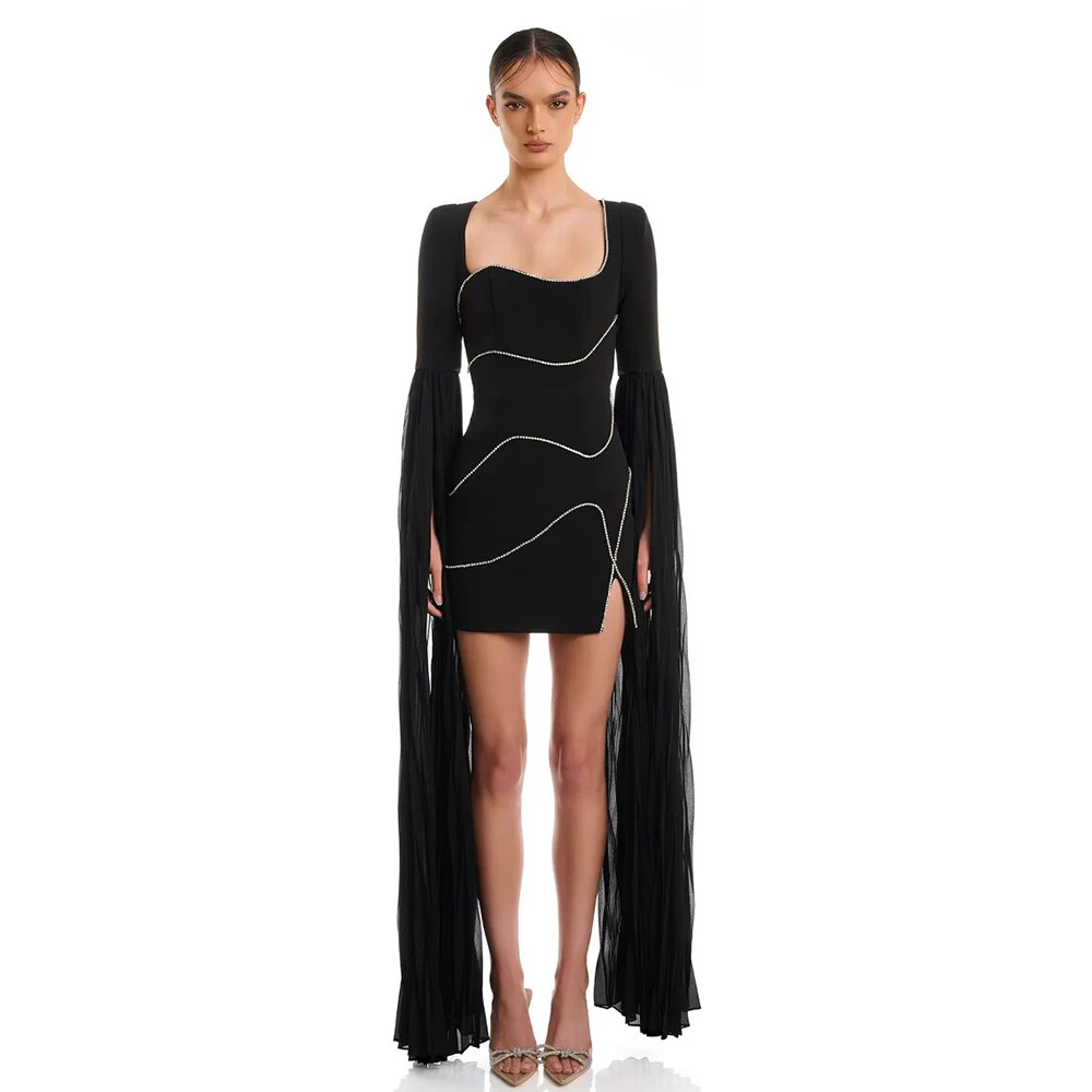 2025 New Sexy Beading Bandage Dress Long Sleeve Patchwork Bodycon Clothes Club Party Mini Dresses
2025 New Sexy Beading Bandage Dress Long Sleeve Patchwork Bodycon Clothes Club Party Mini Dresses