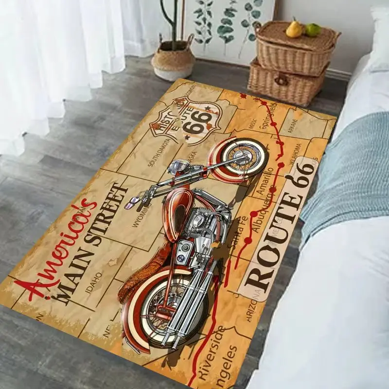  Retro America Historic Route 66 Mother Road Carpet Rug for Home Living Room Bedroom Sofa Doormat Decor Non-slip Floor Mat
Retro America Historic Route 66 Mother Road Carpet Rug for Home Living Room Bedroom Sofa Doormat Decor Non-slip Floor Mat