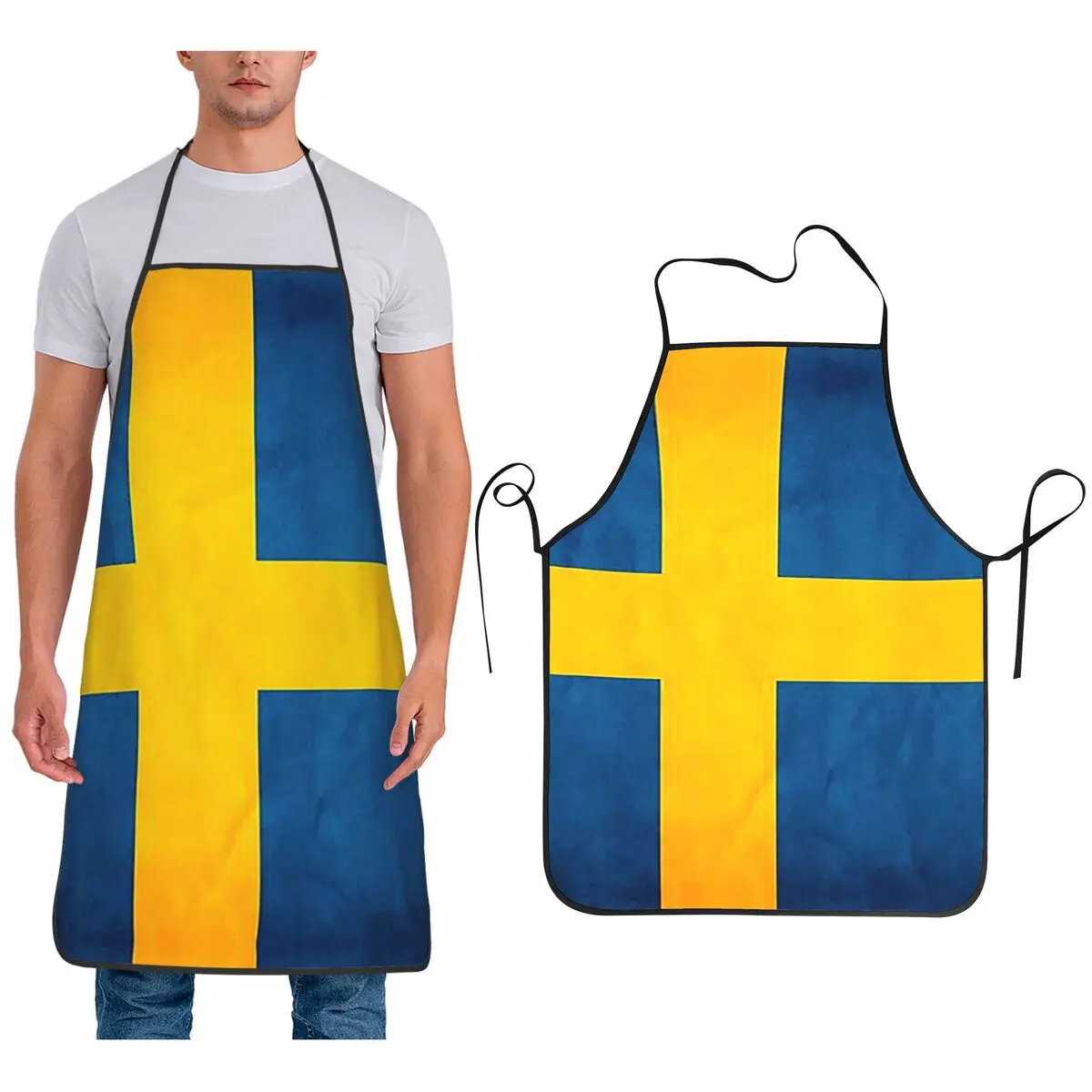 Фартук с шведским флагом Швеции, фартук для шеф-повара, кулинарии, кухни, нагрудник без рукавов, кухонный сарафан для уборки для женщин и мужчин, садоводства
Фартук с шведским флагом Швеции, фартук для шеф-повара, кулинарии, кухни, нагрудник без рукавов, кухонный сарафан для уборки для женщин и мужчин, садоводства