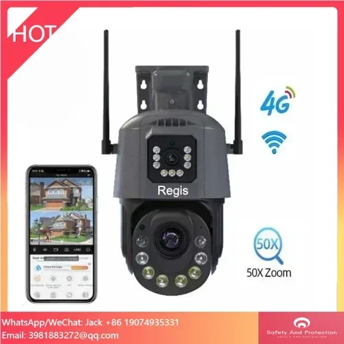 ICSEE 8MP PTZ IP Camera 50X Zoom Dual Lens Wireless 4G Sim Card CCTV Security Wifi IR Outdoor Waterproof Network Camera
ICSEE 8MP PTZ IP Camera 50X Zoom Dual Lens Wireless 4G Sim Card CCTV Security Wifi IR Outdoor Waterproof Network Camera