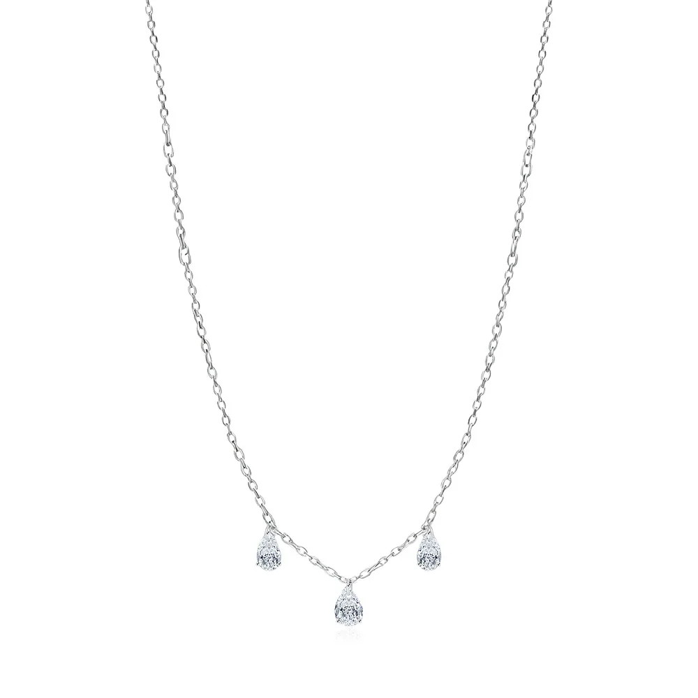 18k Plated 3CTTW D Moissanite Necklace for Women S925 Sterling Silver 3 Gems Pear Cut Certified Pendant Lab Diamond Jewelry Gift
18k Plated 3CTTW D Moissanite Necklace for Women S925 Sterling Silver 3 Gems Pear Cut Certified Pendant Lab Diamond Jewelry Gift
