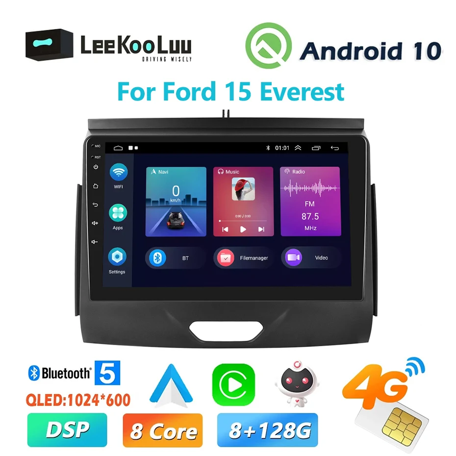 LeeKooLuu 2 Din Android Car Radio GPS Multimedia Player 4G WiFi DSP Wireless Carplay Auto For Ford Ranger Everest T6 2015
LeeKooLuu 2 Din Android Car Radio GPS Multimedia Player 4G WiFi DSP Wireless Carplay Auto For Ford Ranger Everest T6 2015
