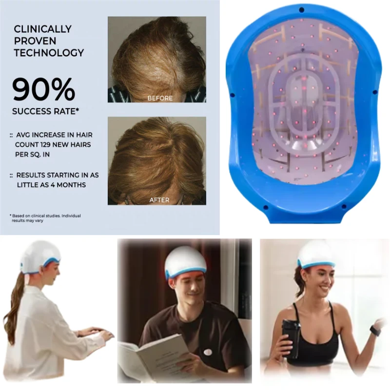 Promote Hair Regrowth Device Restore Hair Thickness Red Light Therapy Hat with 80pcs LED Light
Promote Hair Regrowth Device Restore Hair Thickness Red Light Therapy Hat with 80pcs LED Light