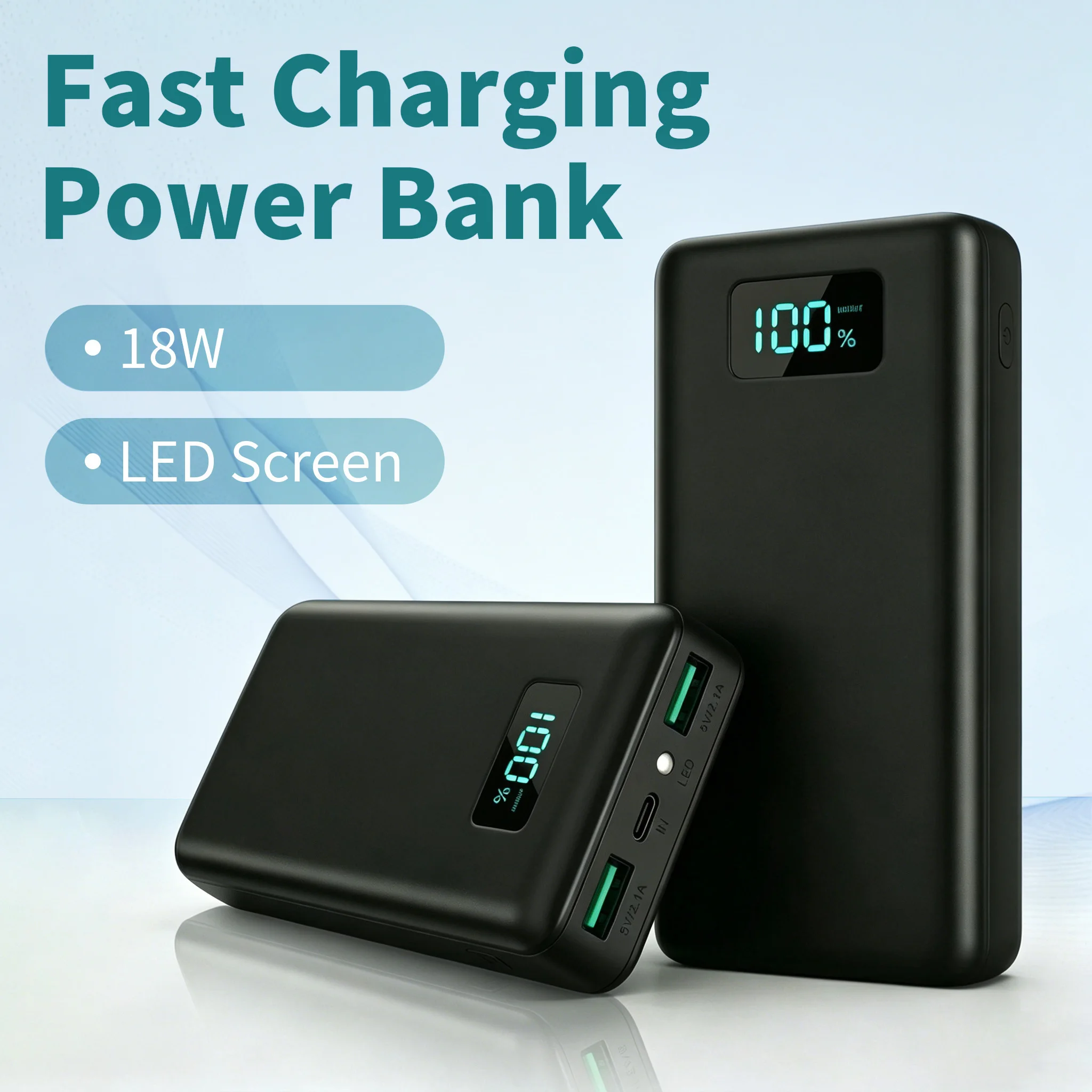 PD 18W Power Bank 10000mAh Ultra Slim Portable External Battery USB C Fast Charging with Flashlight For iPhone 15 Samsung
PD 18W Power Bank 10000mAh Ultra Slim Portable External Battery USB C Fast Charging with Flashlight For iPhone 15 Samsung