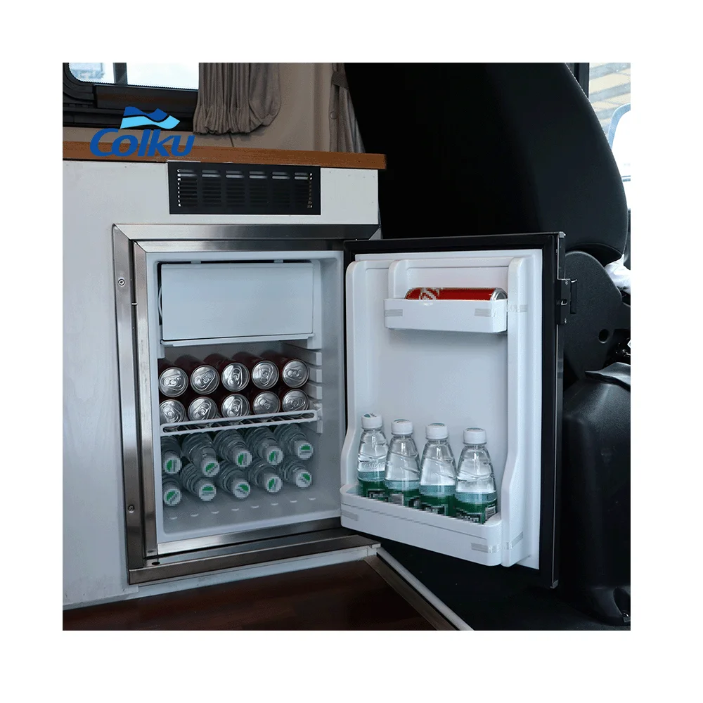 High Quality Dual-Zone 50L Stainless Steel Refrigerator Dual 24V DC Compressor Built-In With Freezer Cooling For Boats
High Quality Dual-Zone 50L Stainless Steel Refrigerator Dual 24V DC Compressor Built-In With Freezer Cooling For Boats