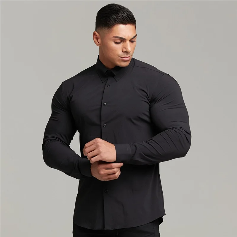 Men's Summer Fitness Shirt Running Sport Gym Muscle Shirts Workout Casual High Quality Tops Clothing Cose-Fitting Large Size
Men's Summer Fitness Shirt Running Sport Gym Muscle Shirts Workout Casual High Quality Tops Clothing Cose-Fitting Large Size
