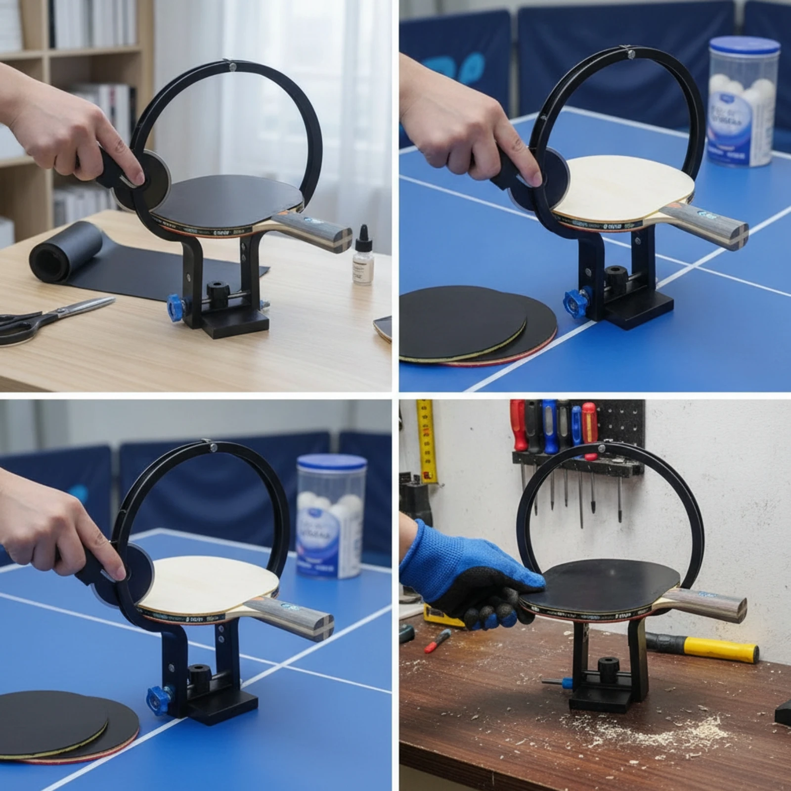 Table Tennis Rubber Cutter Professional Table Tennis-Pong Rubber Cutter Tool Ergonomic Manual for Racket Builders
Table Tennis Rubber Cutter Professional Table Tennis-Pong Rubber Cutter Tool Ergonomic Manual for Racket Builders