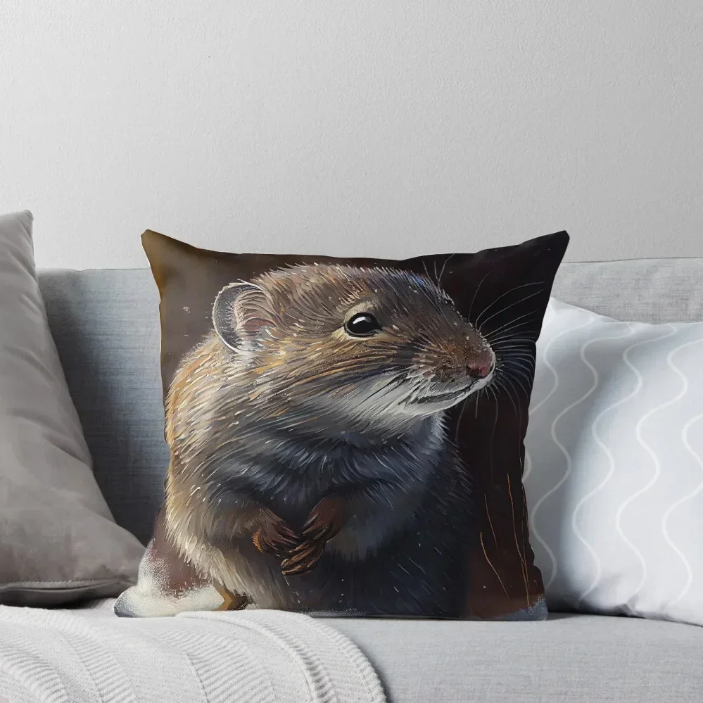 Arctic Shrew - Oil Paint Throw Pillow Pillowcase Custom Cushion Photo pillow
Arctic Shrew - Oil Paint Throw Pillow Pillowcase Custom Cushion Photo pillow