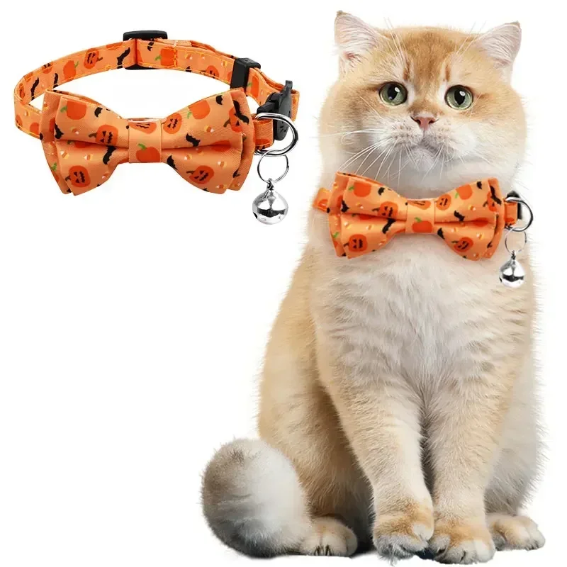 Halloween Pet Bow Bell Collars Cute Collars With Ringing Bell Multicolor Adjustable Pet Dressing Tool Cats Costumes Accessories
Halloween Pet Bow Bell Collars Cute Collars With Ringing Bell Multicolor Adjustable Pet Dressing Tool Cats Costumes Accessories