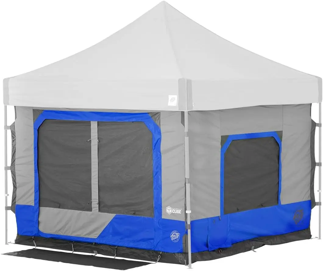 Camping Cube 6.4, Converts 10' Straight Leg Canopy Into Camping Tent, Royal Blue (Canopy/Shelter NOT Included)
Camping Cube 6.4, Converts 10' Straight Leg Canopy Into Camping Tent, Royal Blue (Canopy/Shelter NOT Included)