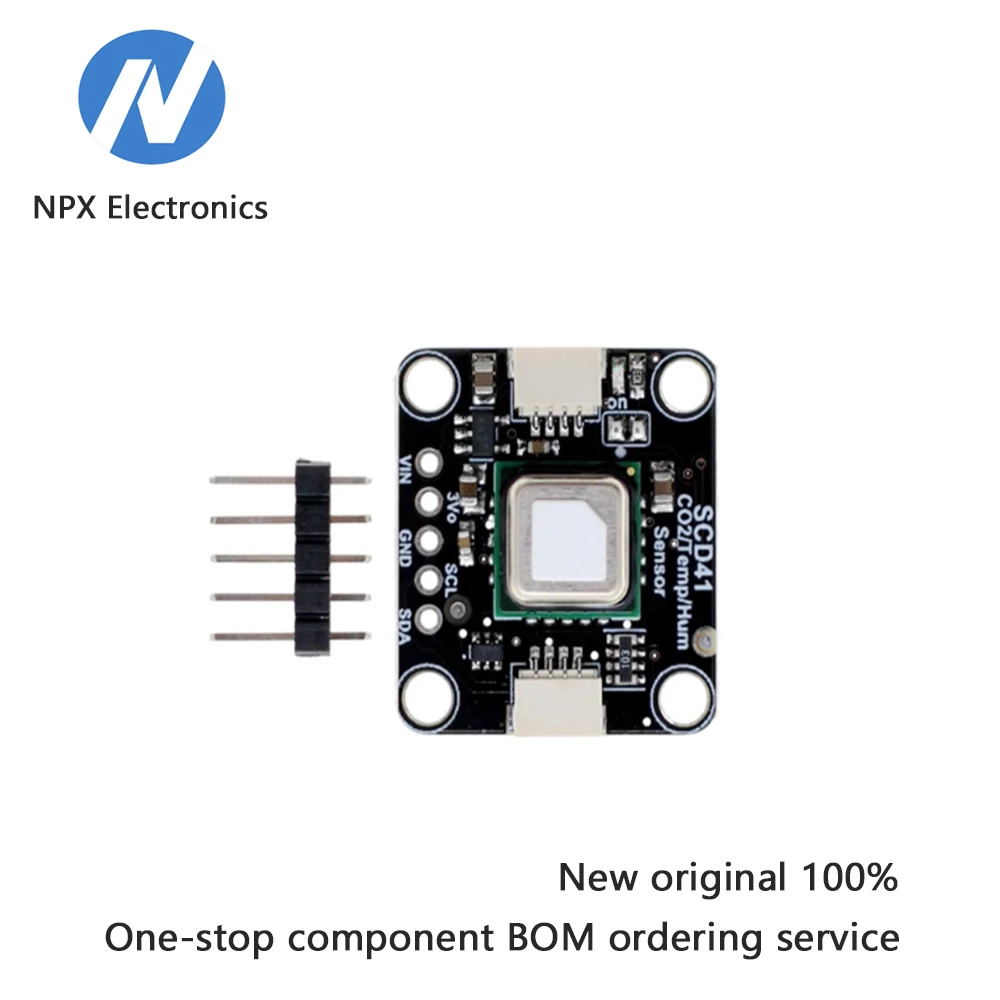 SCD41 High Precision I2C Carbon Dioxide + Temperature and Humidity CO2 Sensor Module for Qwiic
SCD41 High Precision I2C Carbon Dioxide + Temperature and Humidity CO2 Sensor Module for Qwiic