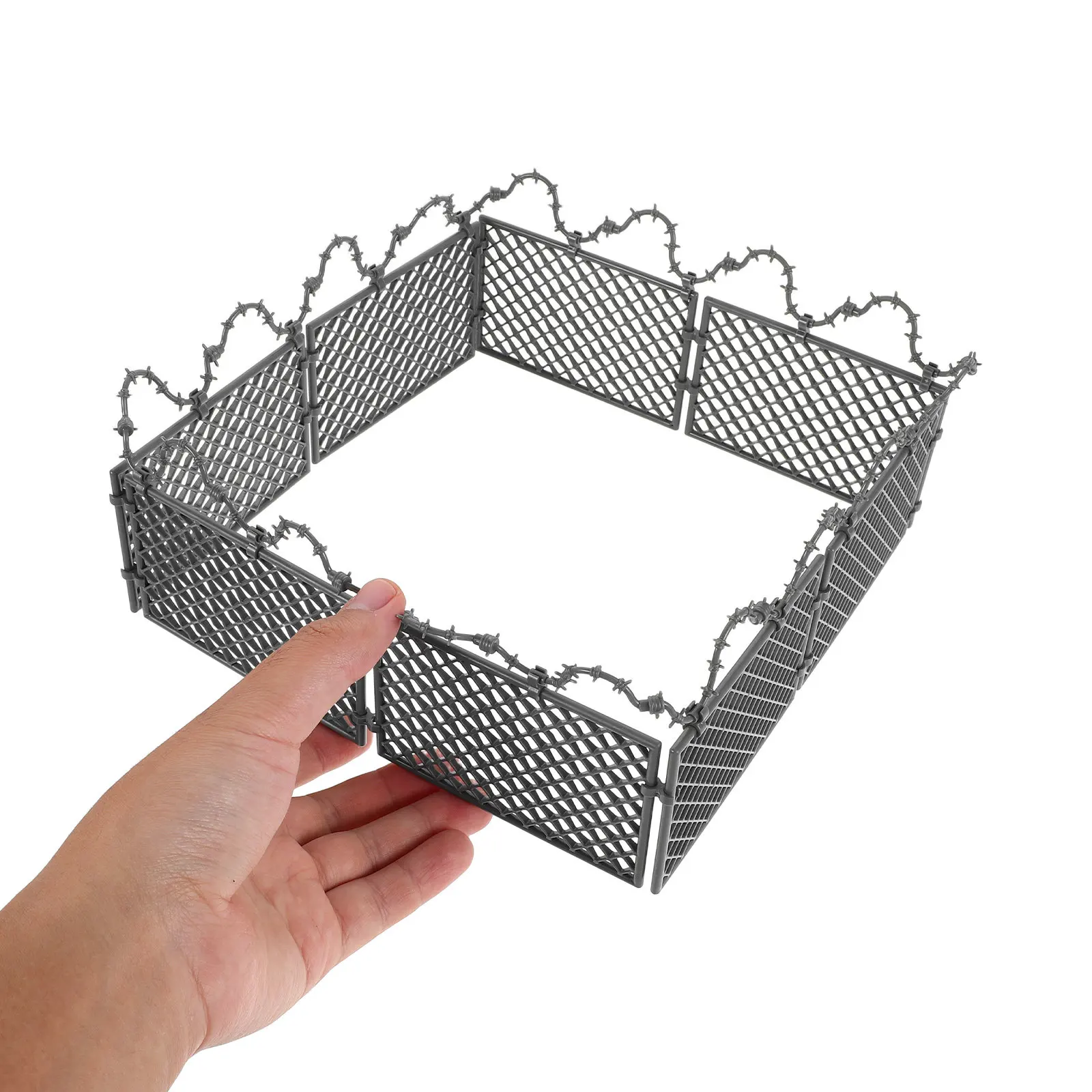 1 set 1 Set Miniature Fence For Micro Landscape Simulation Barbed Wire Mesh Netting Diy Plastic War Scene Layout Village Decor
1 set 1 Set Miniature Fence For Micro Landscape Simulation Barbed Wire Mesh Netting Diy Plastic War Scene Layout Village Decor