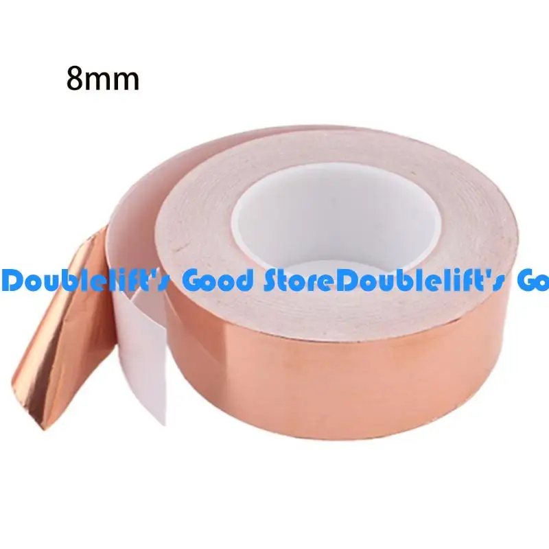652F Single-Sided Conductive Copper Tape with Adhesive for Shielding Stained Glass Soldering Electrical Repairs Tape
652F Single-Sided Conductive Copper Tape with Adhesive for Shielding Stained Glass Soldering Electrical Repairs Tape