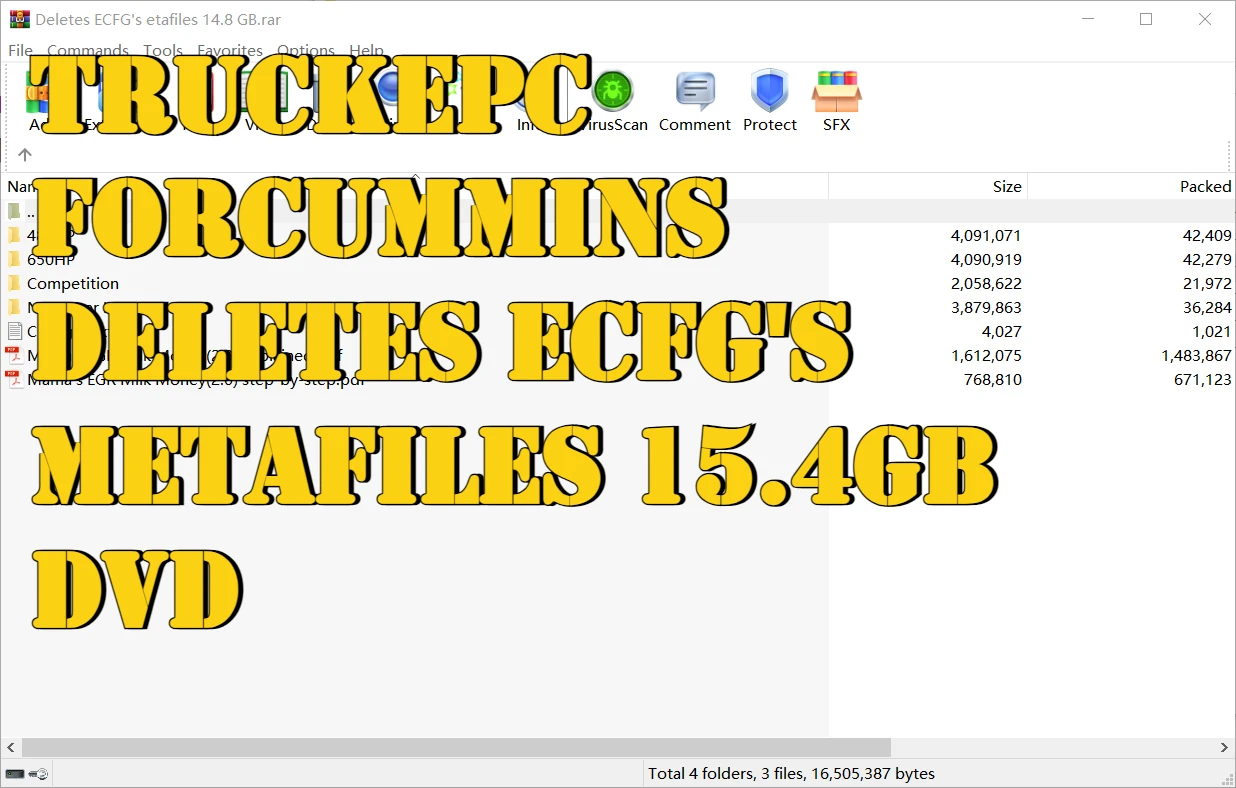 TruckEPC для Cummins: Удаление метаданных ECFG, DVD 15,4 ГБ
TruckEPC для Cummins: Удаление метаданных ECFG, DVD 15,4 ГБ