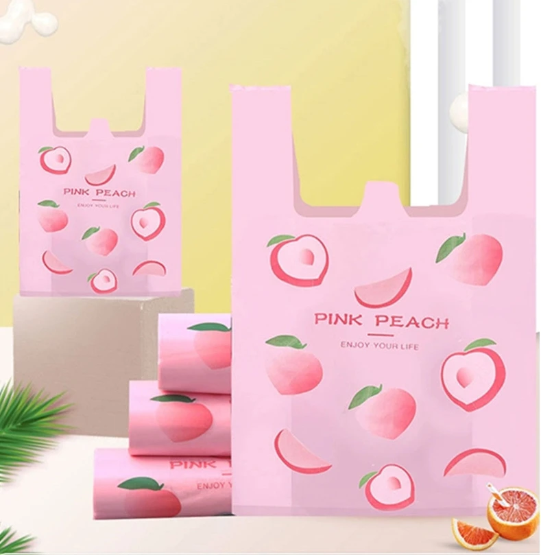 50PCS Plastic Bag Cute Fruit Pattern Handheld Gift Bag Garbage Bag Clothing Kitchen Shopping Party Gift Packaging Reusable
50PCS Plastic Bag Cute Fruit Pattern Handheld Gift Bag Garbage Bag Clothing Kitchen Shopping Party Gift Packaging Reusable