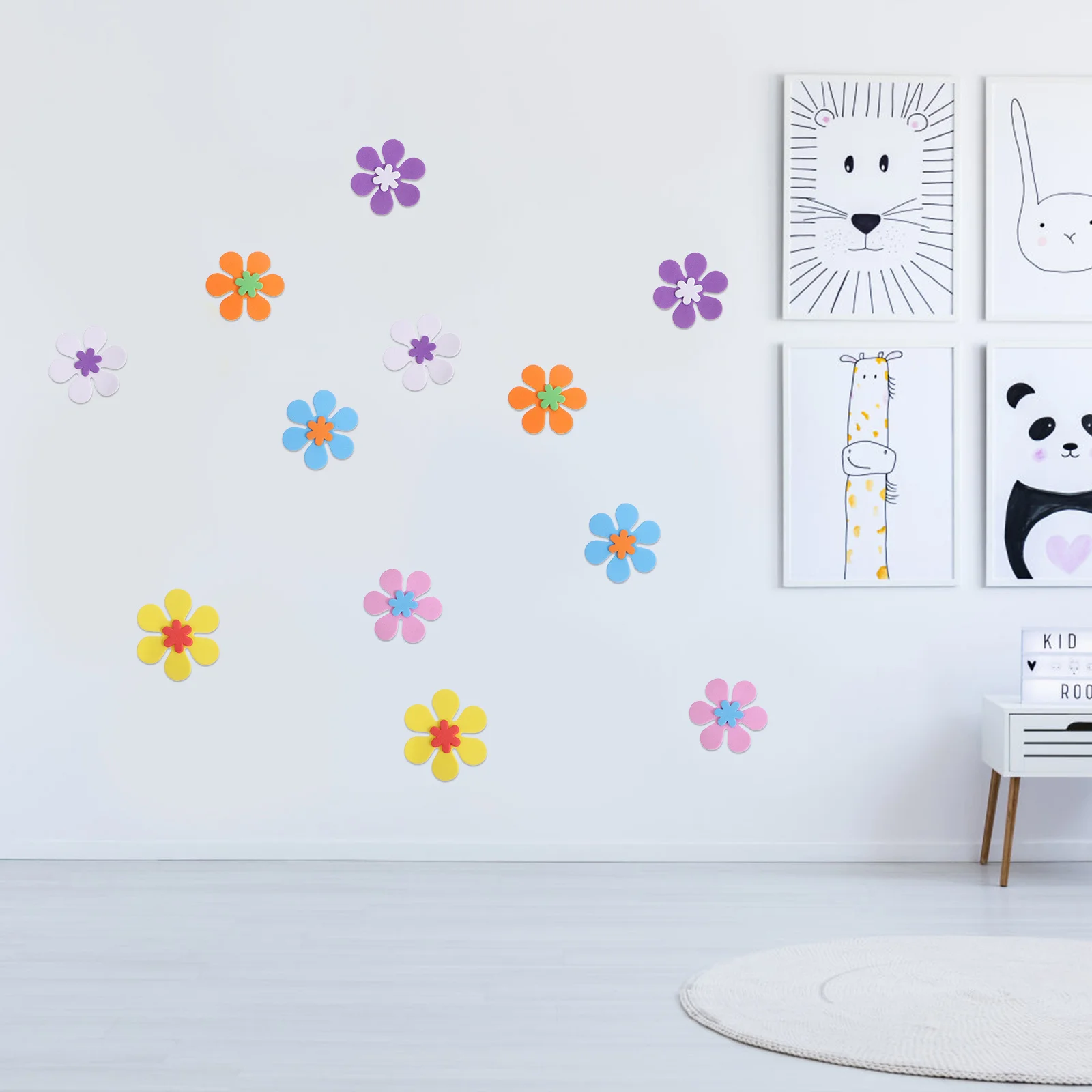 200Pcs Self-Adhesive Eva Flower Shapes Stickers for Kids Craft Art Projects Scrapbook DIY Decals Flower Shapes Sticker
200Pcs Self-Adhesive Eva Flower Shapes Stickers for Kids Craft Art Projects Scrapbook DIY Decals Flower Shapes Sticker