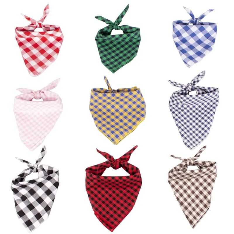 10pcs Pet Plaid Drool Towel British Style Fabric Pet Multicolor Plaid Saliva Scarf Thick Cotton Dog Bandana
10pcs Pet Plaid Drool Towel British Style Fabric Pet Multicolor Plaid Saliva Scarf Thick Cotton Dog Bandana