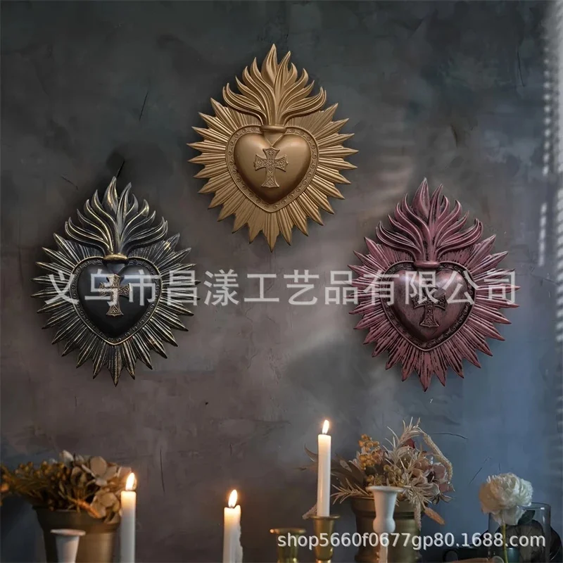 Gothic Sacred Heart Wall Plaque Vintage Metal Hanging Ornament For Home Decor Party Centerpiece For Women Dark Romantic Gift
Gothic Sacred Heart Wall Plaque Vintage Metal Hanging Ornament For Home Decor Party Centerpiece For Women Dark Romantic Gift