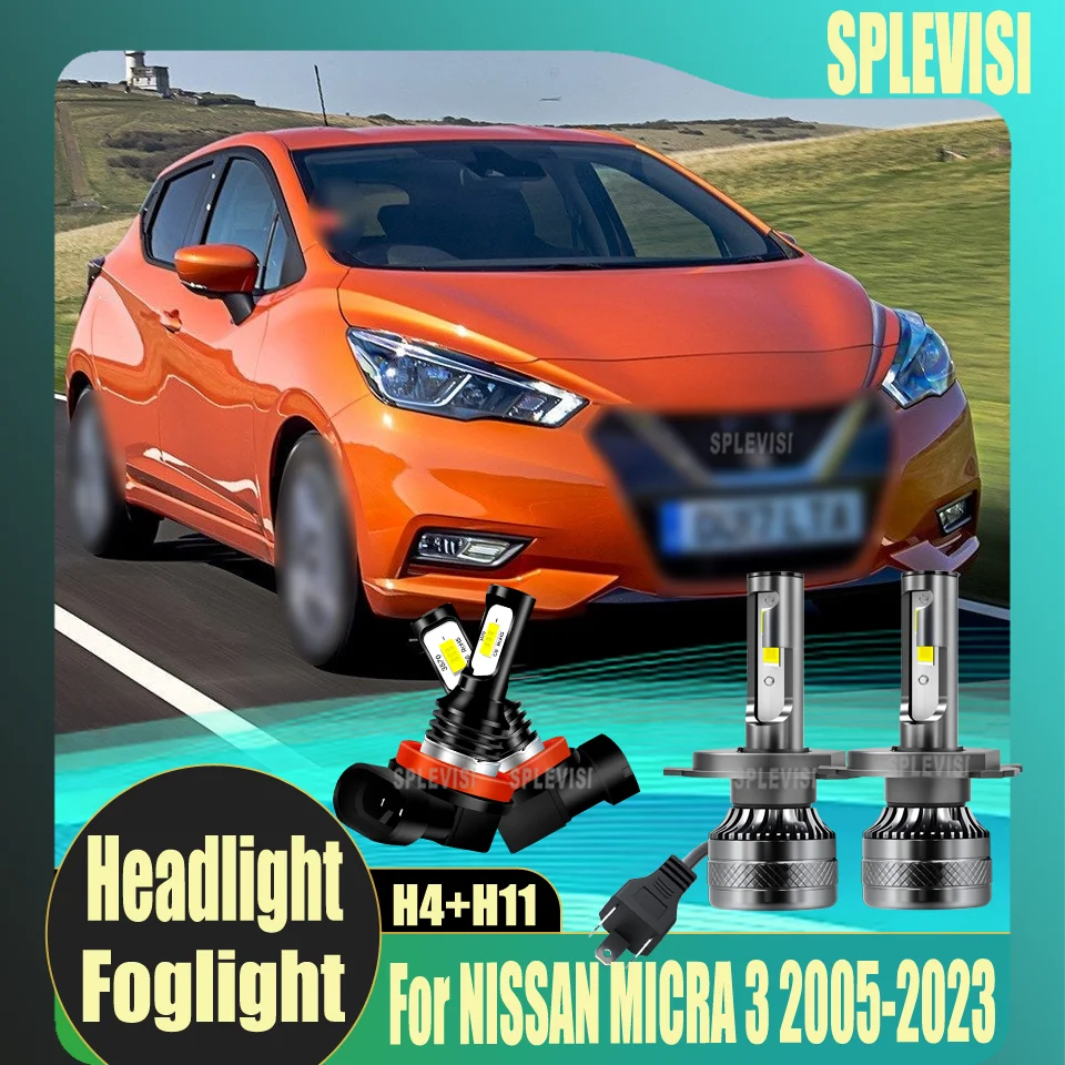 LED Headlight Foglight Dust-proof Shockproof For NISSAN MICRA 3 2005 2006 2007 2008 2009 2010 2011 2012 2013 2014 2015-2023 
LED Headlight Foglight Dust-proof Shockproof For NISSAN MICRA 3 2005 2006 2007 2008 2009 2010 2011 2012 2013 2014 2015-2023