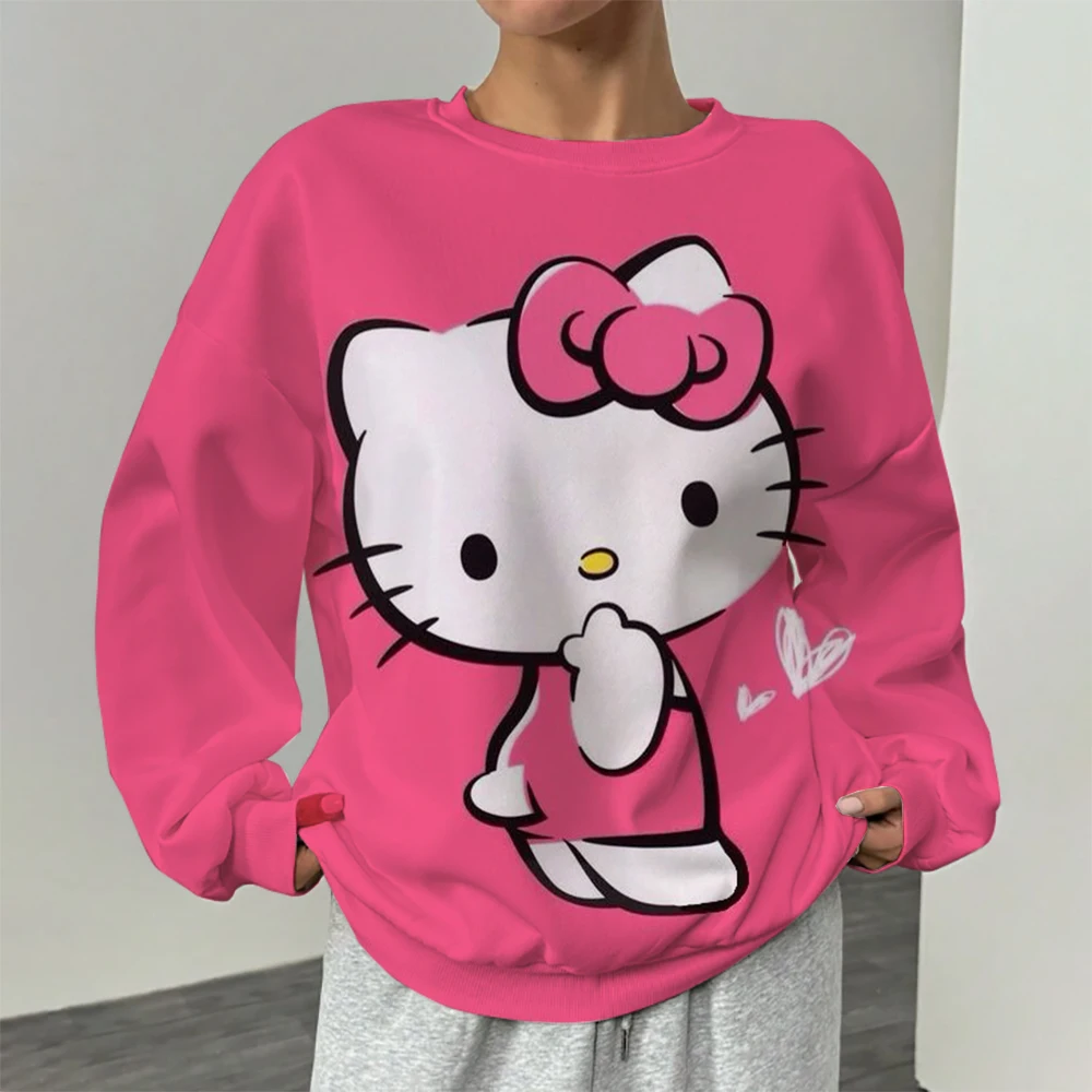 Hello Kitty Sweatshirt for Women Autumn Oversized Hoodie Kawaii Oversized Hoodie for Trendy Sudaderas Y2k Clothes 's
Hello Kitty Sweatshirt for Women Autumn Oversized Hoodie Kawaii Oversized Hoodie for Trendy Sudaderas Y2k Clothes 's