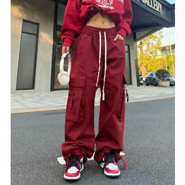 2023 Autumn Women's Fashion Retro Street Loose Fitting Workwear Pants Solid Color High Street Casual Comfort Versatile Workwear
2023 Autumn Women's Fashion Retro Street Loose Fitting Workwear Pants Solid Color High Street Casual Comfort Versatile Workwear
