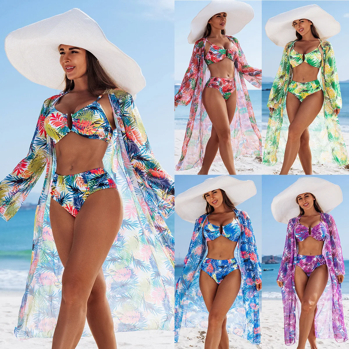 2026 New Women Fashion Printed 3PCS Swimsuit Summer Beach Vacation Bikini and Cloak Set Swimwear Pool Seaside Swimming Suit
2026 New Women Fashion Printed 3PCS Swimsuit Summer Beach Vacation Bikini and Cloak Set Swimwear Pool Seaside Swimming Suit