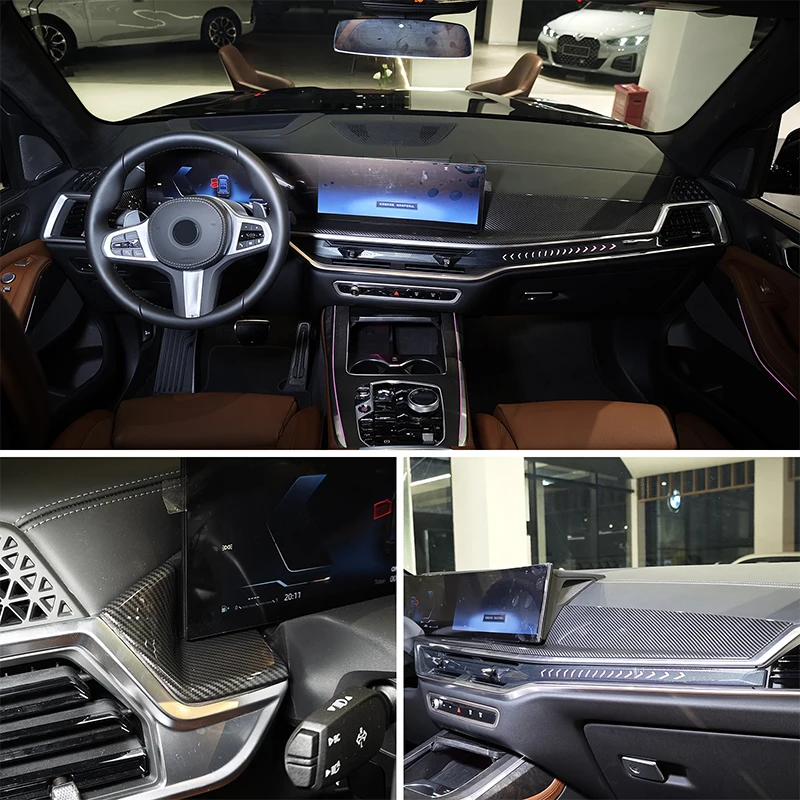 For BMW X5 X6 X7 2023-2025 2026+ Car Central Control Dashboard Protection Panel Decoration Cover Trim Sticker Accessories
For BMW X5 X6 X7 2023-2025 2026+ Car Central Control Dashboard Protection Panel Decoration Cover Trim Sticker Accessories
