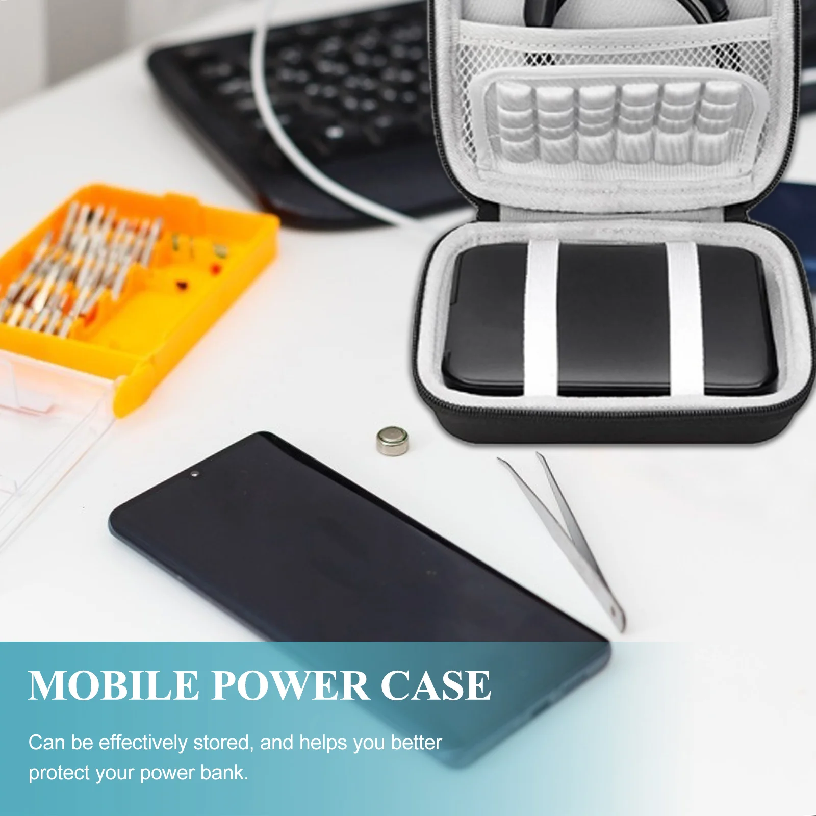 Multifunctional Power Bank Storage Bag Protective Organizer Pouch for Earphones USB Cables Travel Outdoor Digital
Multifunctional Power Bank Storage Bag Protective Organizer Pouch for Earphones USB Cables Travel Outdoor Digital